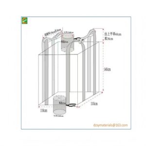 the manufacturer sells finely crafted bulk bags for chemical raw materials.